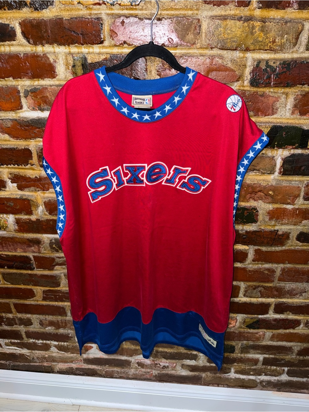 Vintage Hardwood Classics Philadelphia Sixers Jersey